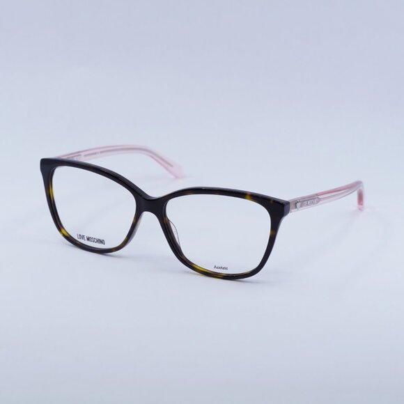 🕶️ New Moschino MOL546 008600 Eyeglasses - Dark Havana Frame, 57mm - Picture 4 of 12